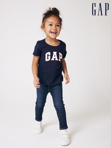 Gap Dark Wash Blue Pull On Denim Jeggings (12mnths-5yrs) (R83473) | €25