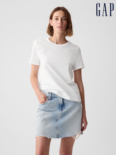 Gap White Vintage Crew Neck Short Sleeve T-Shirt (R91645) | €26