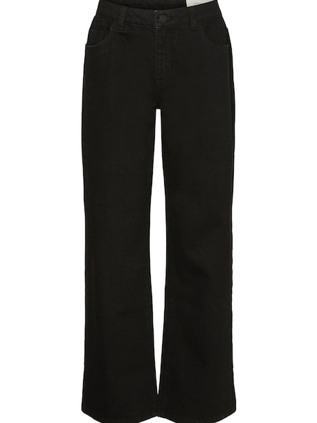 Noisy May Black High Waisted Wide Jean Jeans (R92234) | €11