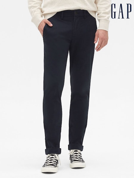 Gap Blue Skinny Fit Stretch Essential Chino Trousers (R96947) | €57