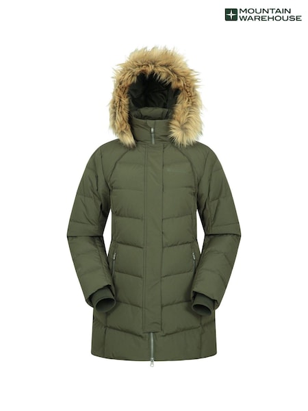 Grün - Mountain Warehouse Isla II Damen Daunenmantel (R97949) | 122 €