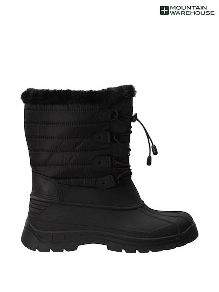 Mountain Warehouse Black Whistler Womens Snow Walking Boots (R97988) | €26