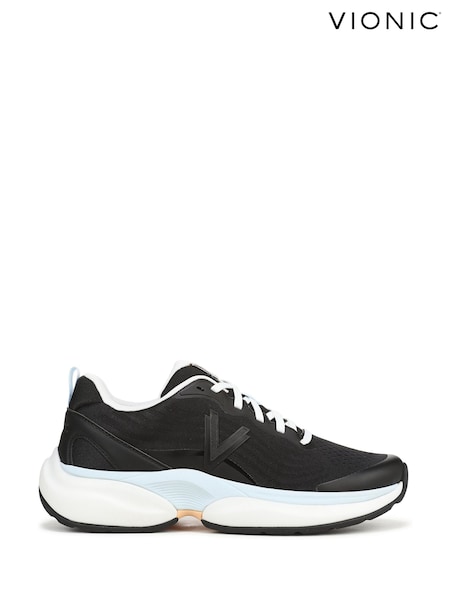 Black - Vionic Walk Quest Regular Fit Arch Support Trainers
