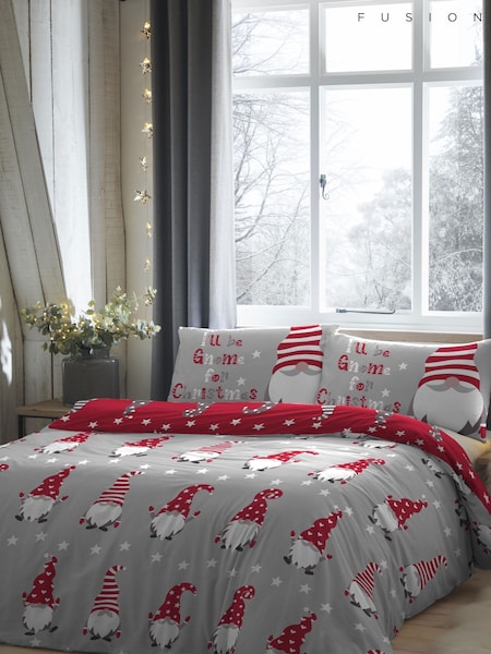Fusion Gnome For Christmas 100% Cotton Duvet Cover and Pillowcase Set (T00489) | 28 € - 50 €