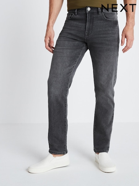 Dark Grey Motion Flex Stretch Slim Fit Jeans (T00775) | €16