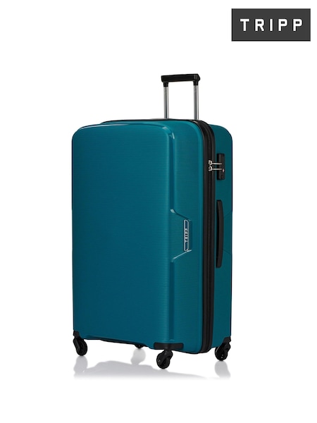 Teal Blå - Tripp Large Escape 4 Wheel 77cm Suitcase (T01605) | kr1 580