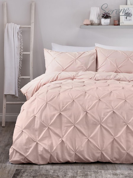 Serene Pink Lara Duvet Cover And Pillowcase Set (T03550) | €38 - €69