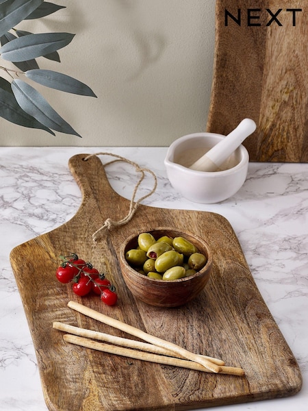 Mango Wood Logan Large Serve Board Serving Platter (T03664) | €28