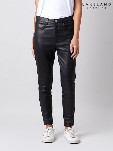 Lakeland Leather High Waisted Leather Trousers (T04691) | ‏696 د.إ.‏