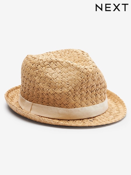 Natural Weave Trilby Hat (T04817) | €6
