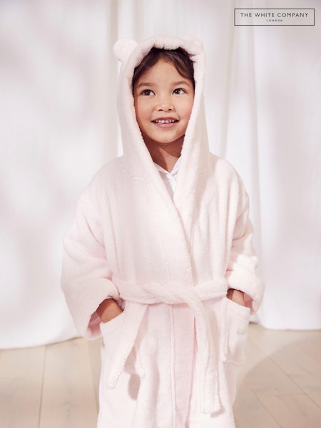 Vaaleanpunainen - The White Company 100% Cotton Dressing Gown With Ears (T06059) | €47