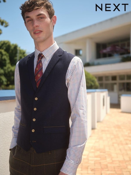 Mornarsko modra - Flannel Suit: Waistcoat (T06084) | € 20