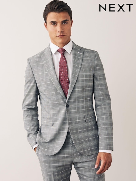 Grey Check Suit (T06105) | €27