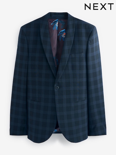 Темно-синий - Облегающий крой - Motion Flex Check Suit (T06109) | €24