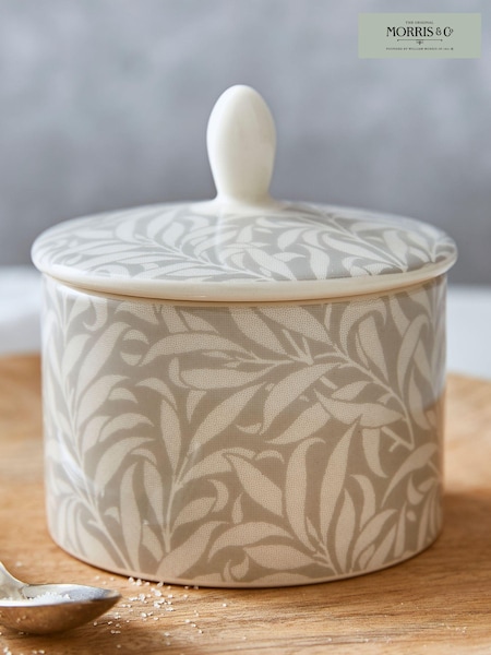 Morris & Co. by Spode Grey Willow Bough Covered Sugar Pot (T07393) | €44