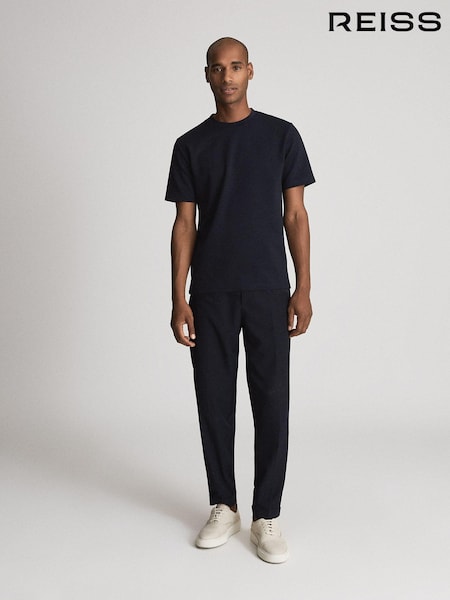 Reiss Bradley Melange Crew Neck T-Shirt (T08999) | R$ 670