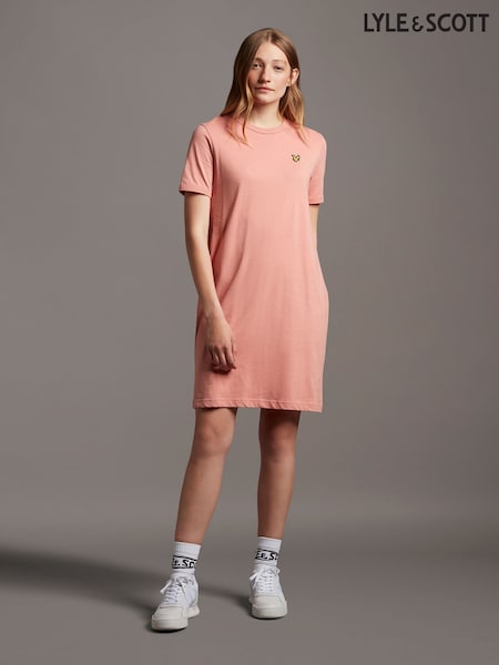 Lyle & Scott Pink 100% Cotton Dress (T10333) | R$ 345