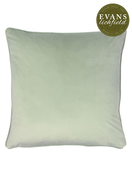 Evans Lichfield Green 55 x 55cm Opulence Velvet Cushion (T11027) | €34