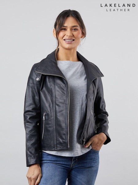 Lakeland Leather Black Moresby Leather Jacket (T11368) | €282