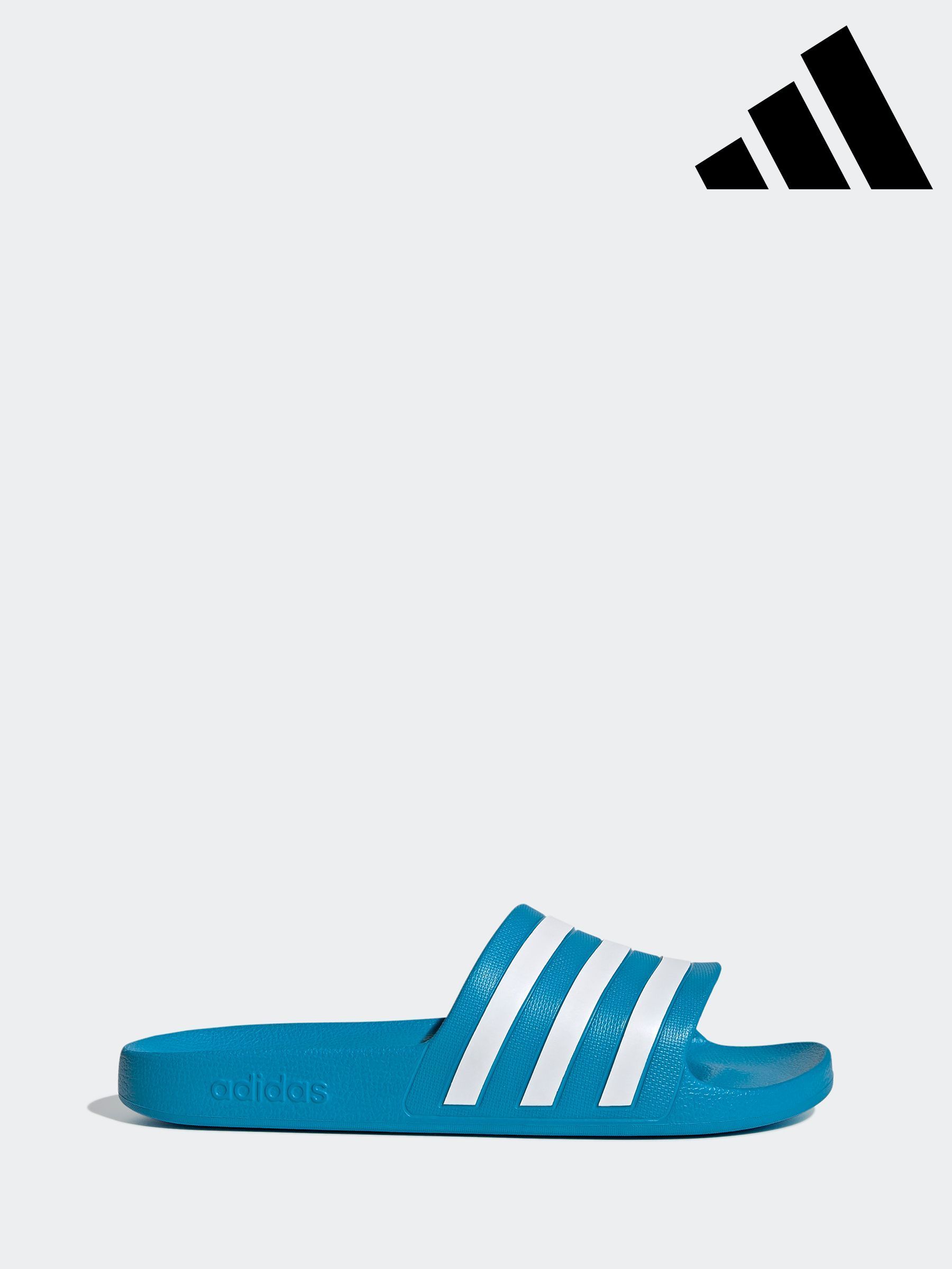 Men s Sandals Adidas Blue Stripe Resortstyles Next United Arab Emirates
