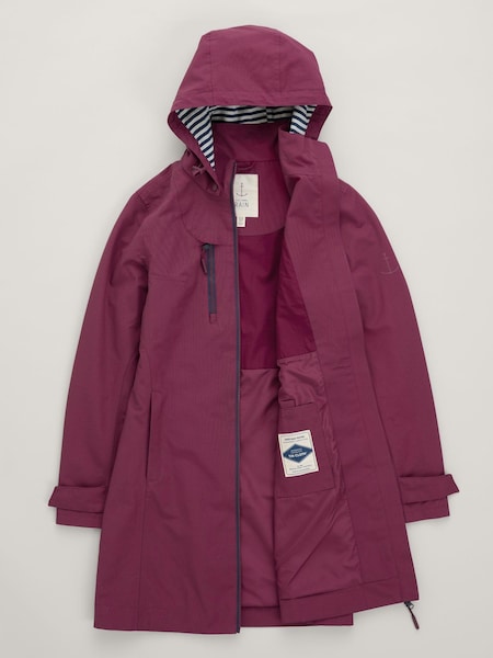 Seasalt Cornwall Tall Blue Coverack Waterproof Coat (T11917) | €95
