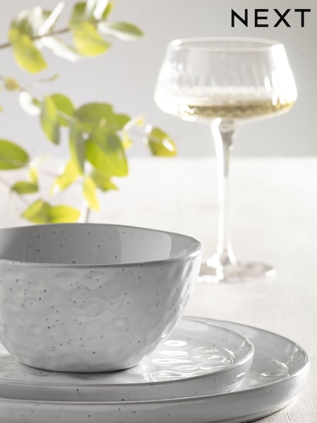 Grey Willow 12 Piece Dinner Set (T12474) | 319 QAR