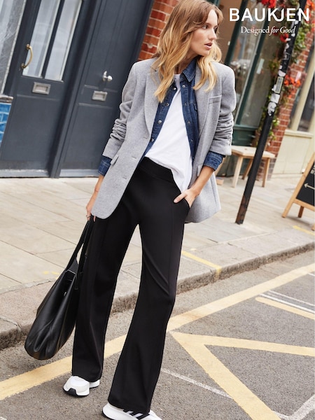 Baukjen Marian Black Trousers With Lenzing Ecovero™ (T13368) | €134