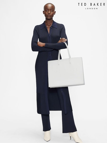 Ted Baker Grey Sukicon Crosshatch East West Icon Bag (T13727) | €41.50