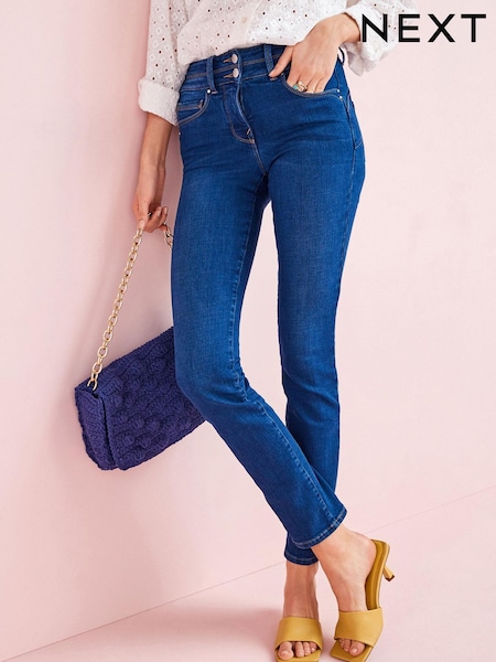 Denim Dark Blue Greencast Next Lift, Slim & Shape Slim Jeans (T16184) | 98 zł