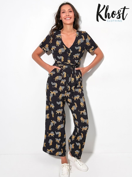 Khost Leopard Print Jumpsuit (T16245) | €20
