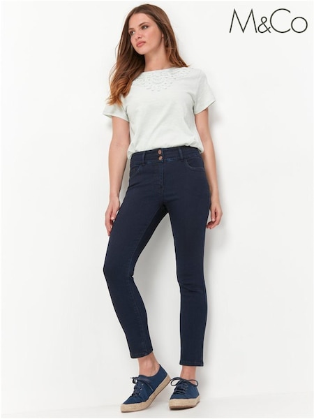 M&Co Petite Blue Lift And Shape Jeans (T16632) | €13