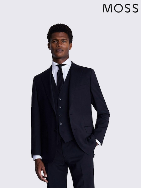 MOSS Black Tailored Fit Suit Jacket (T16679) | €270
