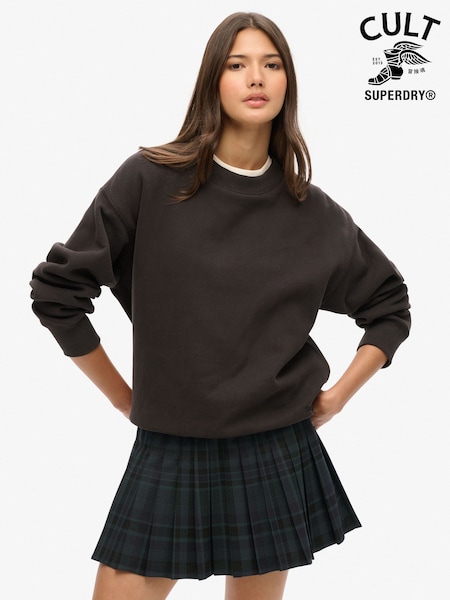 סגול - Superdry Vintage Check Pleated Mini Skirt (T18599) | ‏176‏₪
