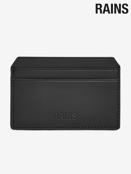 Rains Black Cardholder Wallet (T18998) | 87 zł