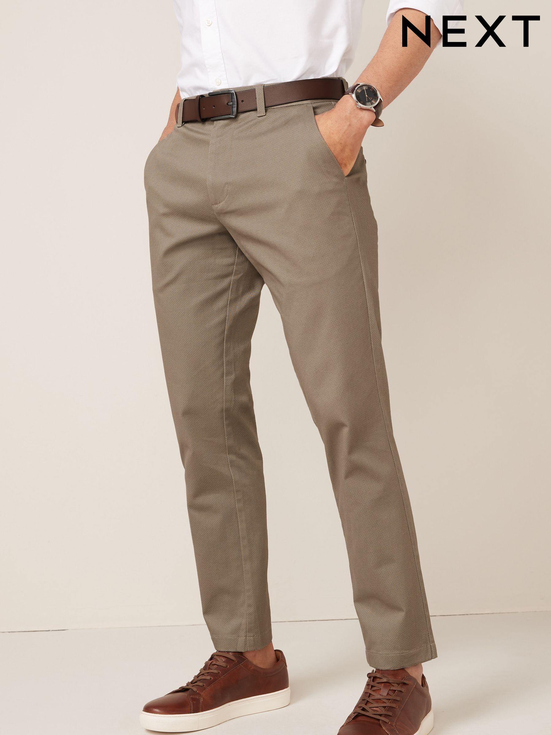 Men s Belted Formal Trousers Next Luxembourg