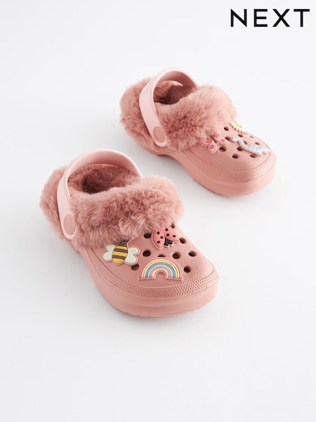 Warm Lined Clog Slippers (T19378) | ‏46 ر.س.‏ - ‏54 ر.س.‏