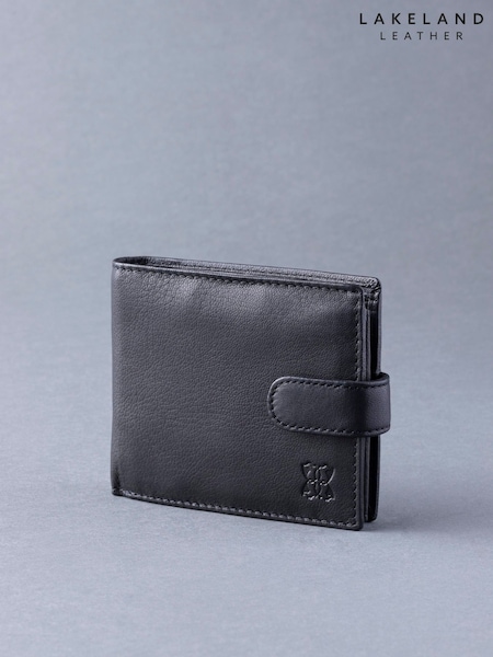 Lakeland Leather Black Burneside Wallet (T20077) | AED204