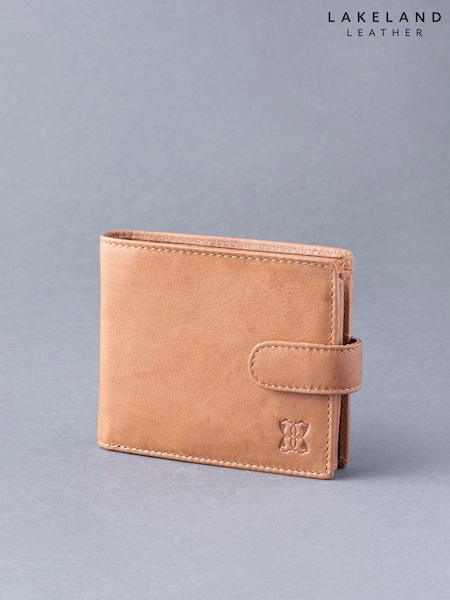 Cognac Brown - Lakeland Leather Burneside Leather Wallet (T20097) | 220 zł