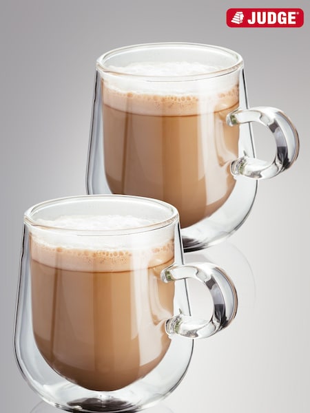 Judge Clear 2 Piece Double Walled 275ml Latte Glass Set (T20355) | €26