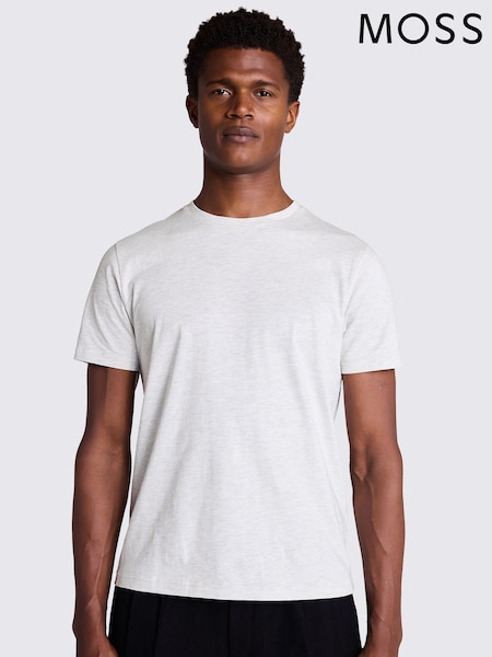 MOSS Marl Crew Neck T-Shirt (T20637) | R$ 150
