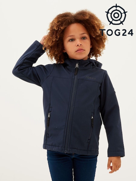 Blå - Tog 24 Koroma Softshell Hooded Jacket (T20840) | kr740