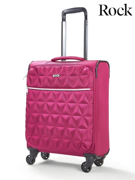 Розовый - Rock Luggage Jewel Cabin Suitcase (T21064) | €86