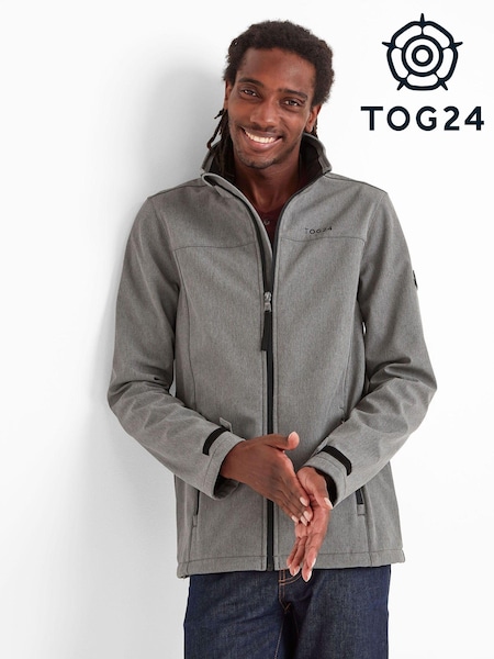 Gri - Tog 24 Feizor Softshell Hooded and Waterproof Jacket (T21458) | 335 LEI