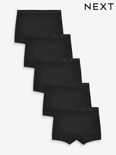 Negro - Short Briefs 5 Pack (2-16yrs) (T22210) | 17 € - 25 €