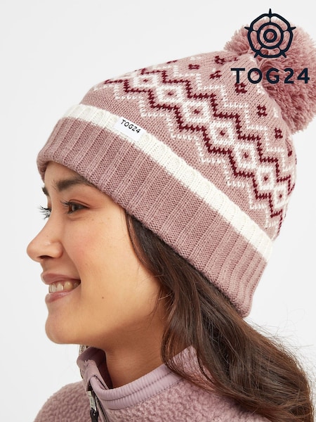 Tog 24 Pink Cawley Chocolate Winter Knitted Hat (T22277) | €34