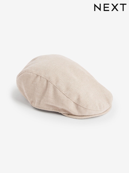 Beige Baby Flat Cap (0mths-2yrs) (T23747) | €6