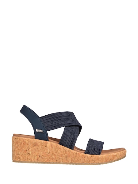 Skechers Navy Womens Arch Fit Beverlee Sandals (T24235) | €41