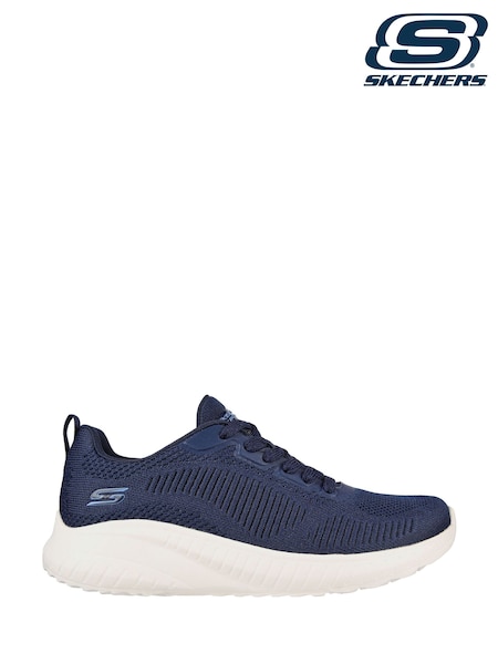 Azul marino - Skechers Womens Bobs Squad Chaos Face Off Trainers (T24239) | 83 €