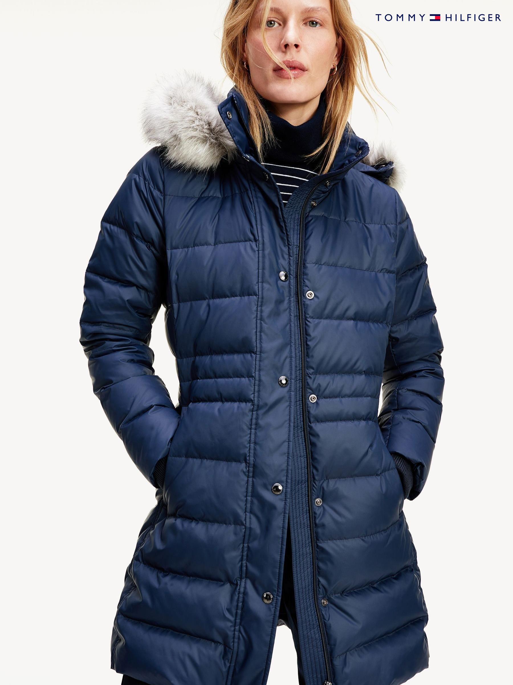 Women s Tommy Hilfiger Puffer Long Coatsandjackets Next Estonia