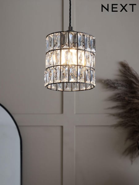 Black Boston Easy Fit Pendant Lamp Shade (T30770) | $52